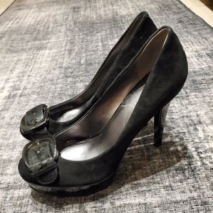 Nine west black pumps